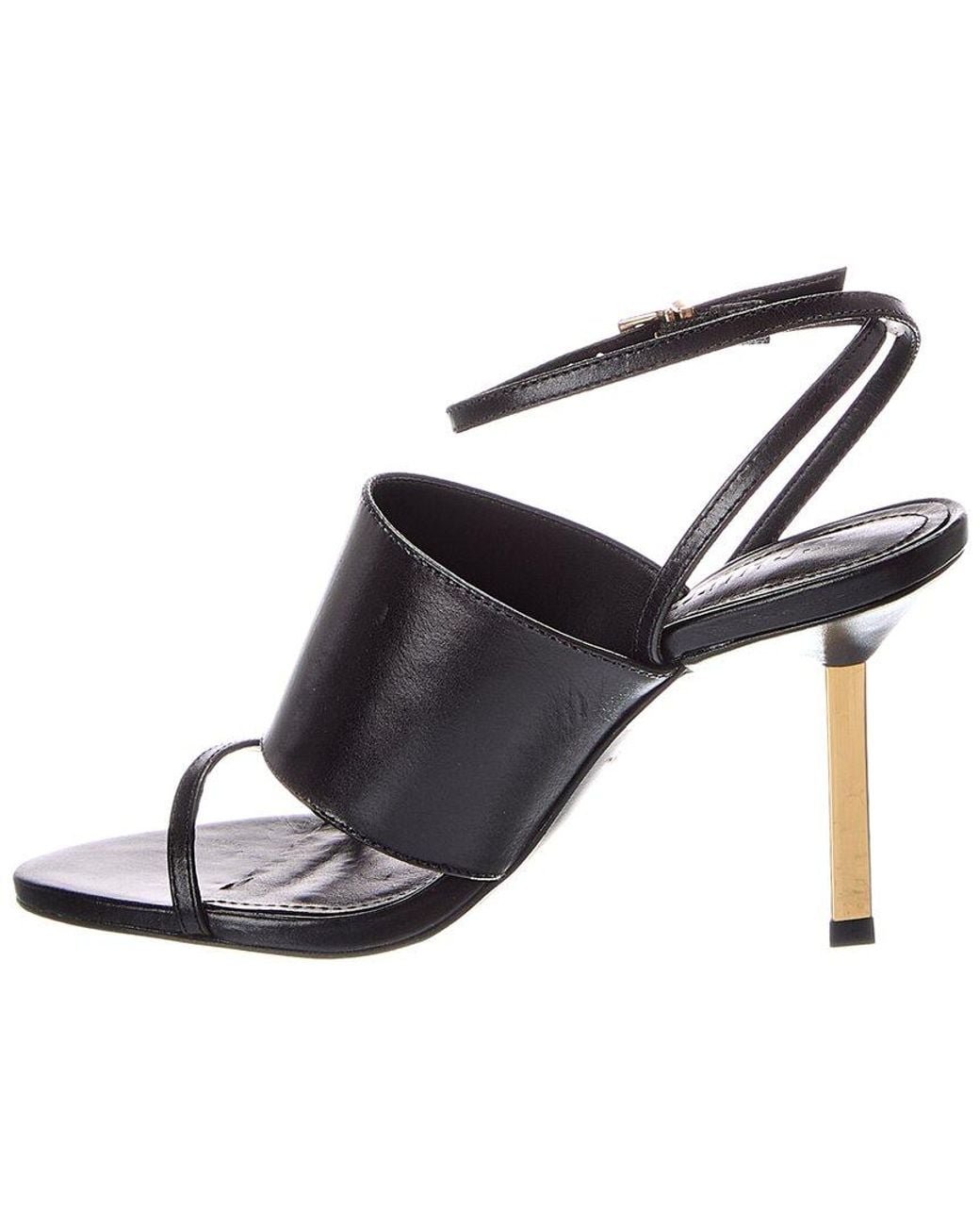 SCHUTZ SHOES Black Malene Leather Sandal