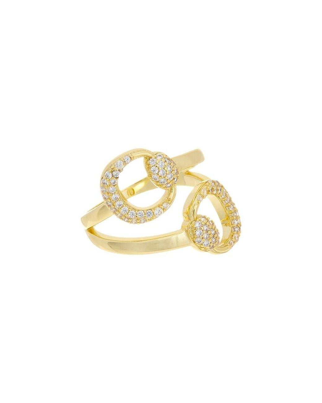 Juvell Metallic 18K Plated Cz Ring