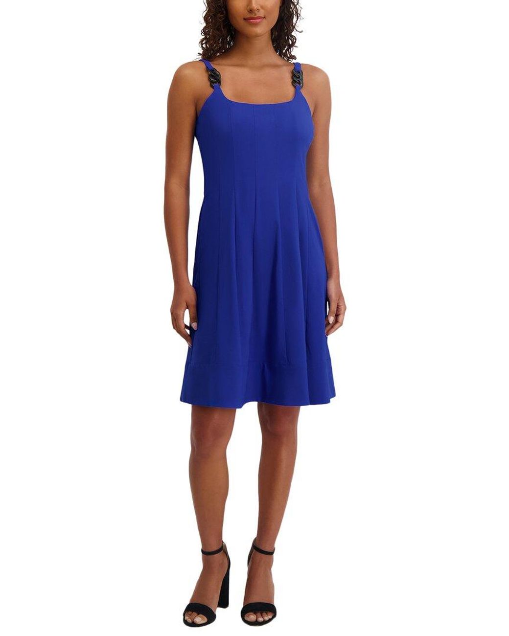 Kensie Blue Woven Mini Dress