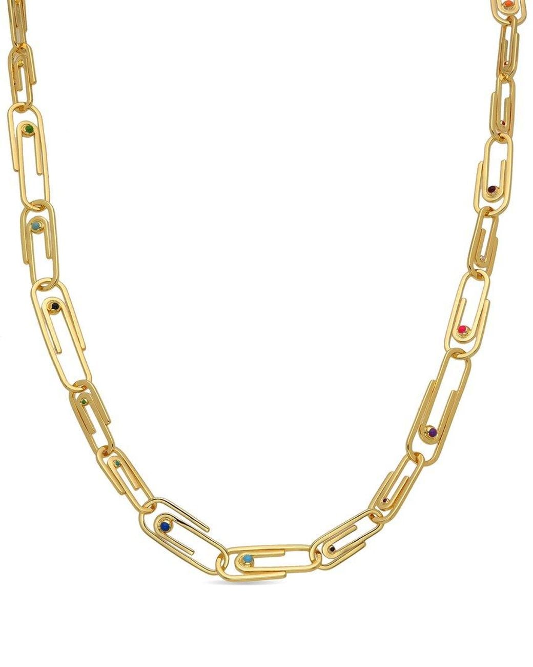 Eye Candy LA Metallic Chain Necklace