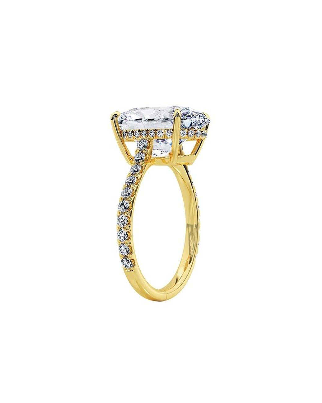 Lab Grown Diamonds White 14K 6.50 Ct. Tw. Lab-Grown Diamond Ring