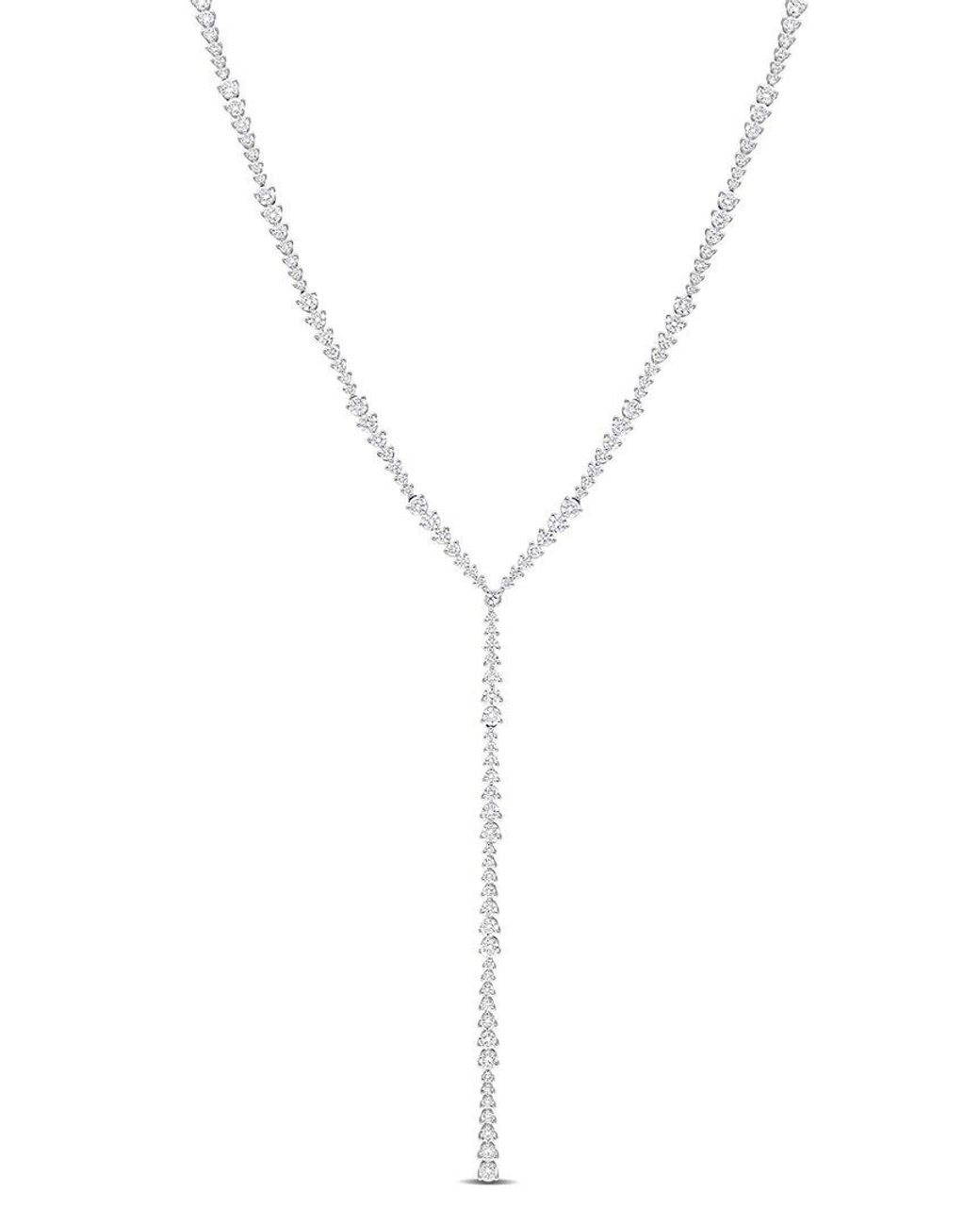 Rina Limor White 14k 3.65 Ct. Tw. Diamond Lariat Necklace