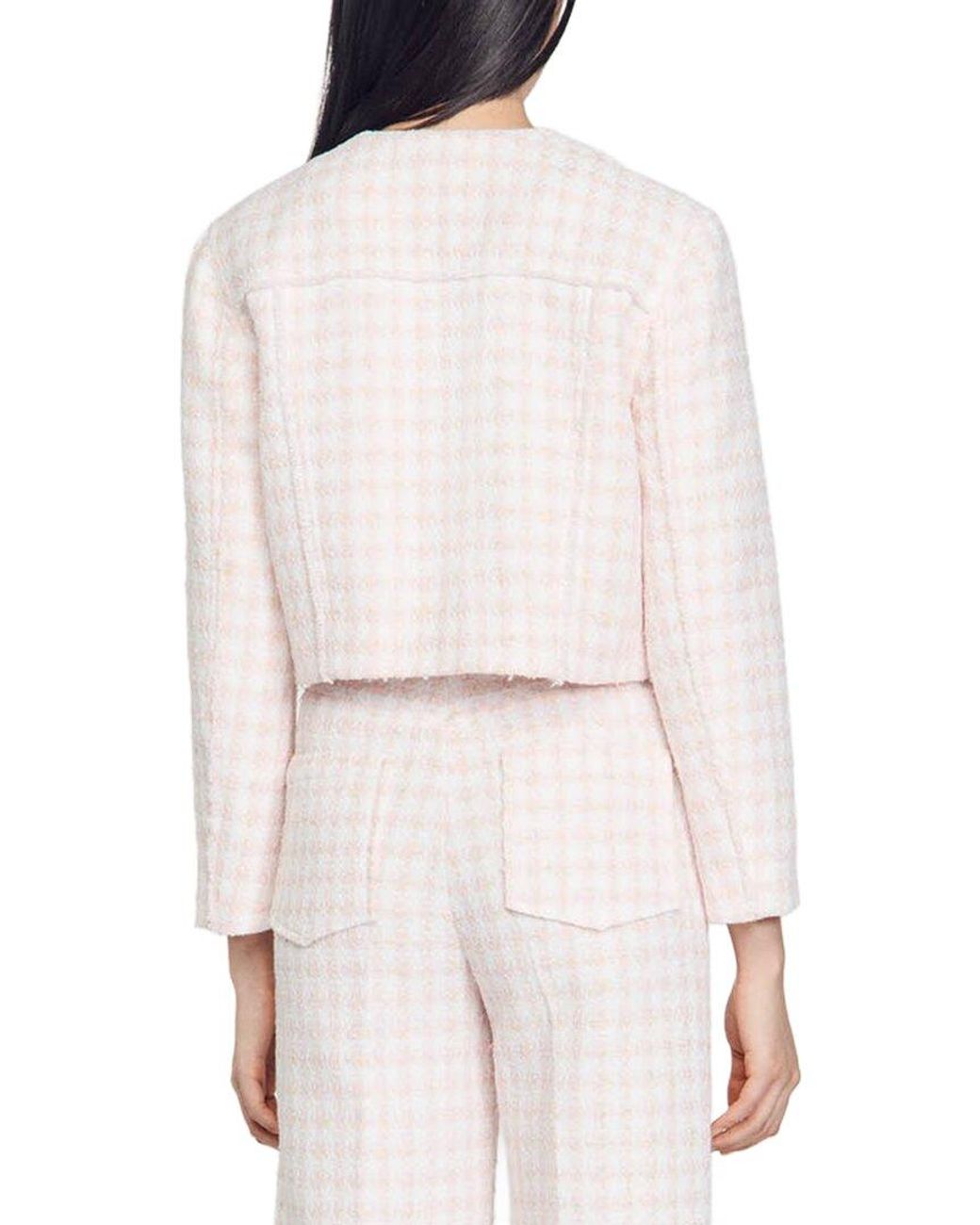 Sandro White Liano Blazer