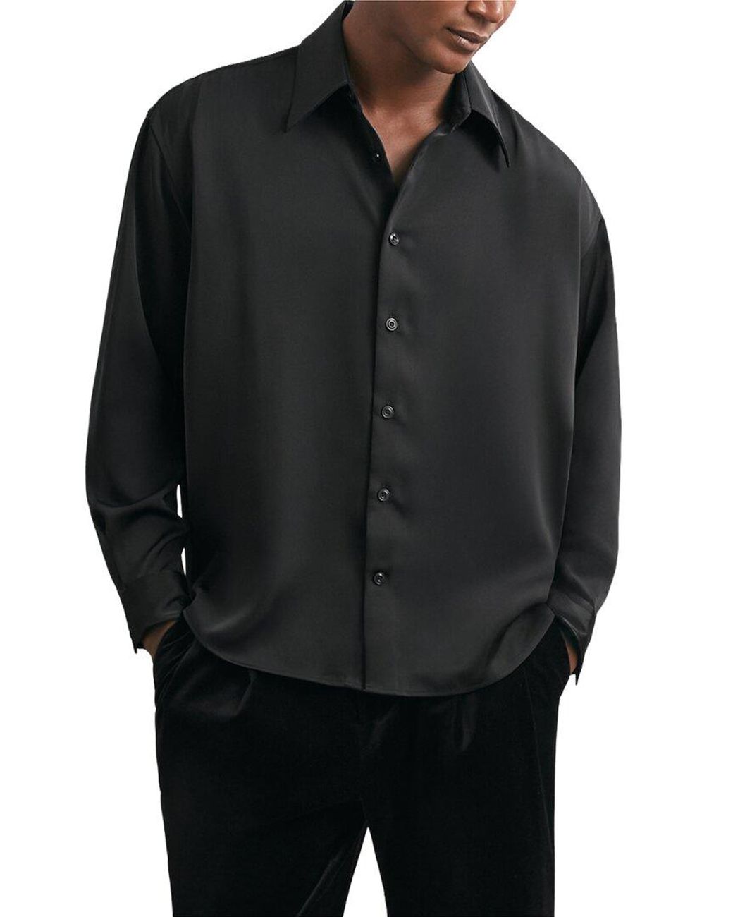 Reiss Black Vantige Casual Shirt for men