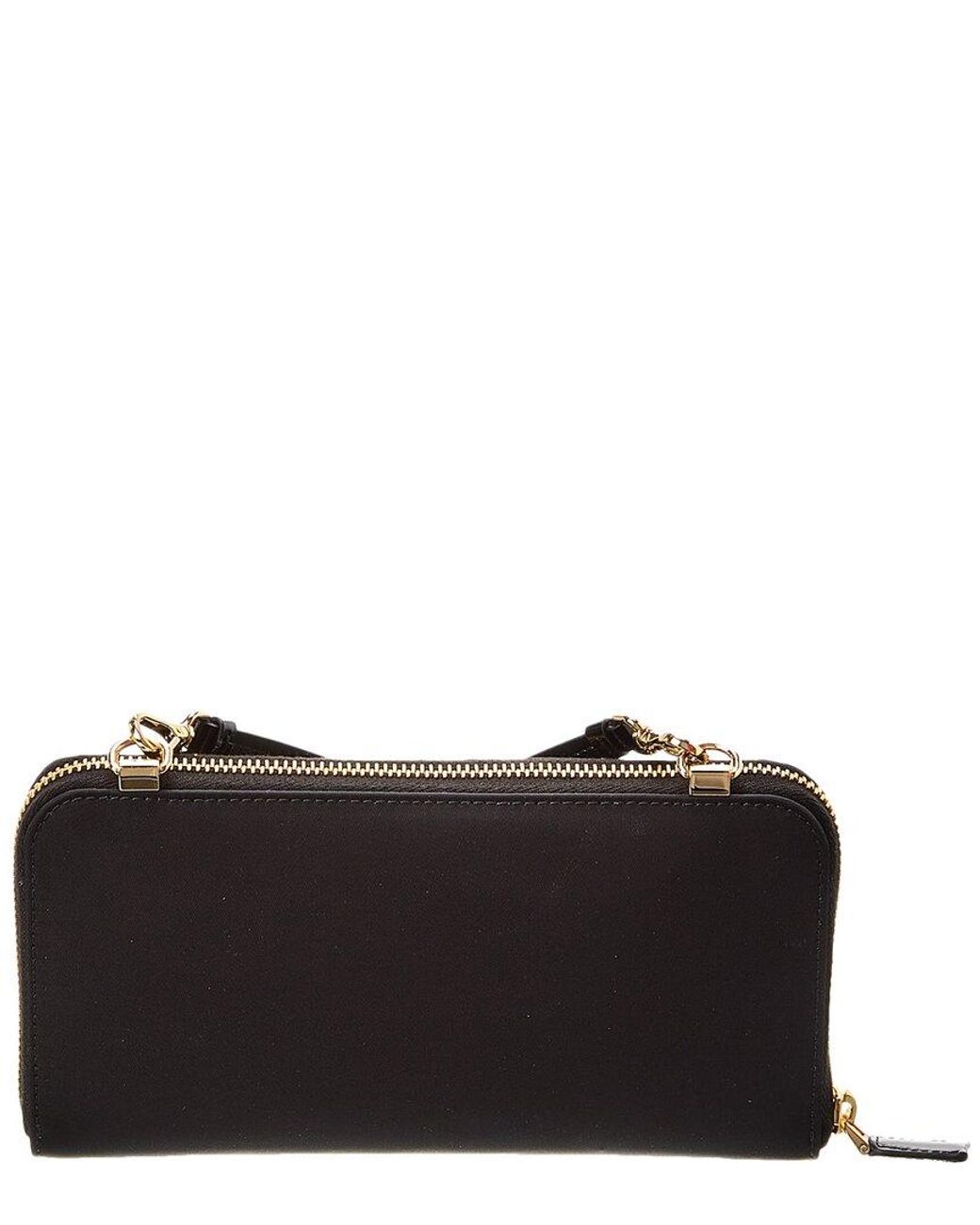 Prada Black Re-Nylon & Brushed Leather Shoulder Bag (Authentic Pre-Loved)