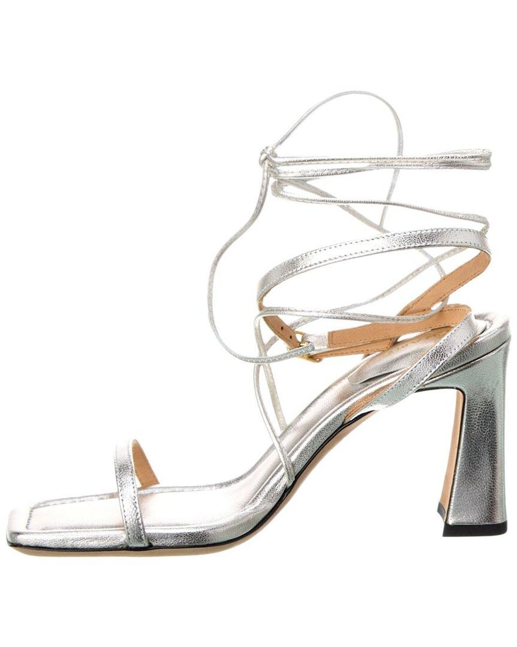 FRAME White Le Ramona Leather Sandal