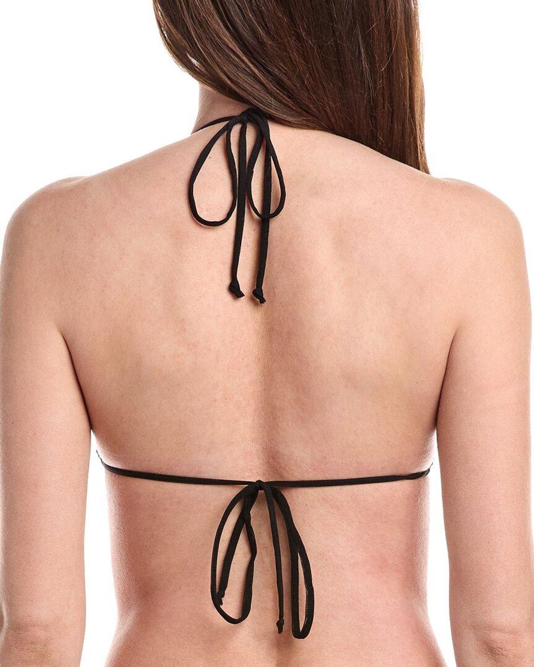 Norma Kamali Black Scallop Bikini Bra