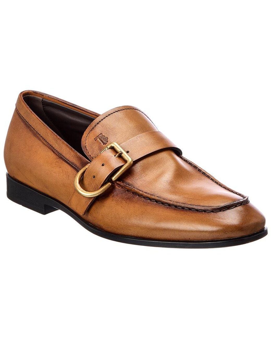 Tod's Brown Leather Loafer for men