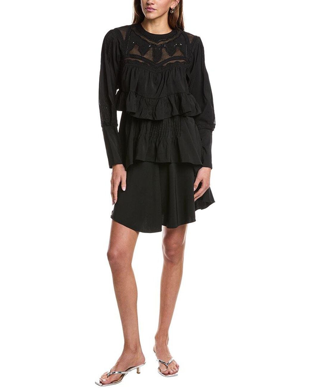 IRO Black Micha Mini Dress