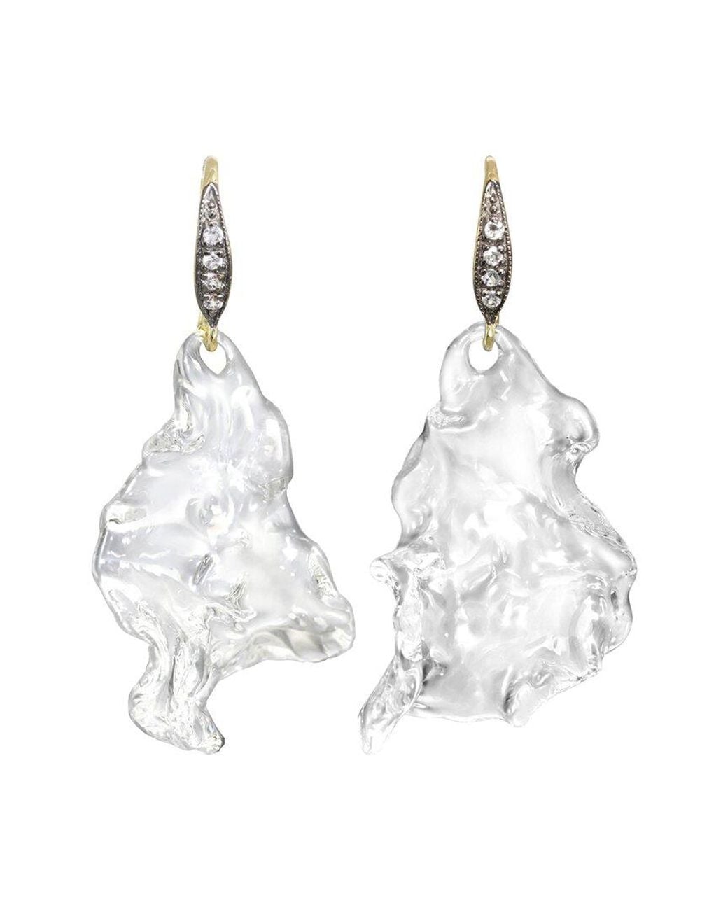 Margo Morrison White Vermeil Gemstone Earrings