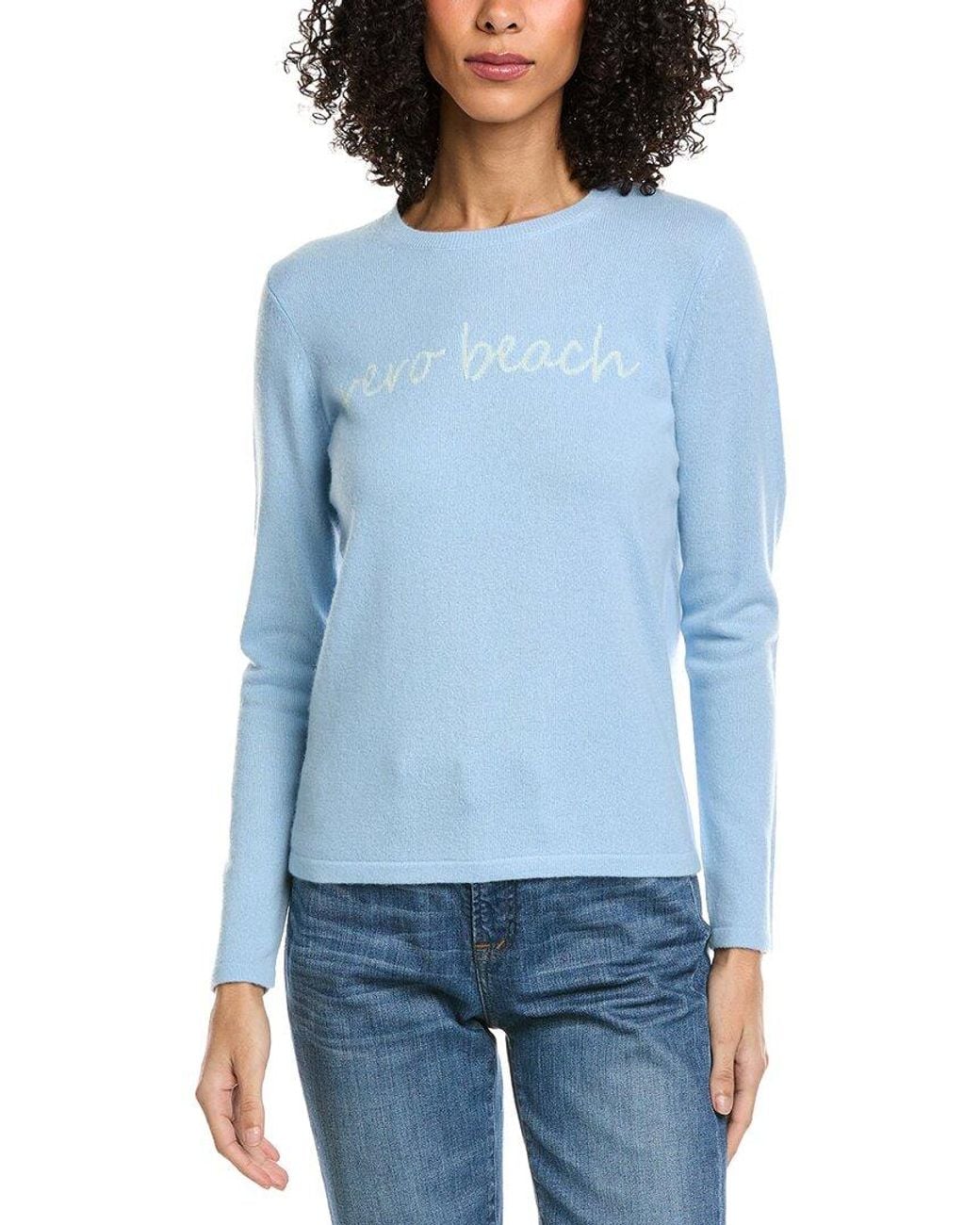 J.McLaughlin Blue Shield Cashmere Sweater