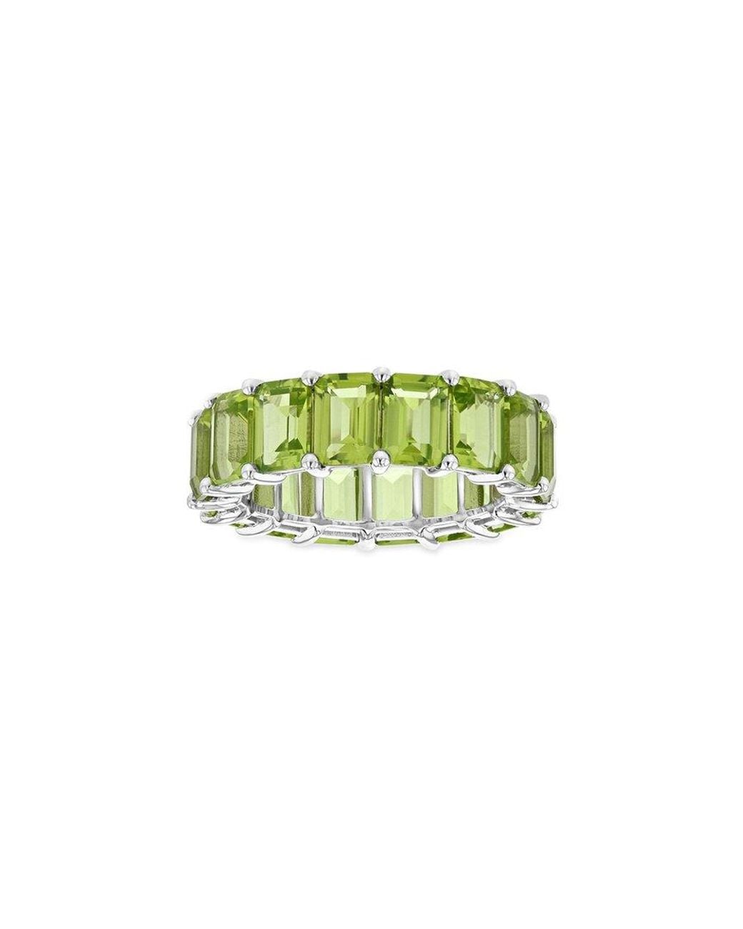 Diana M Green Fine Jewelry 14k Peridot Eternity Ring