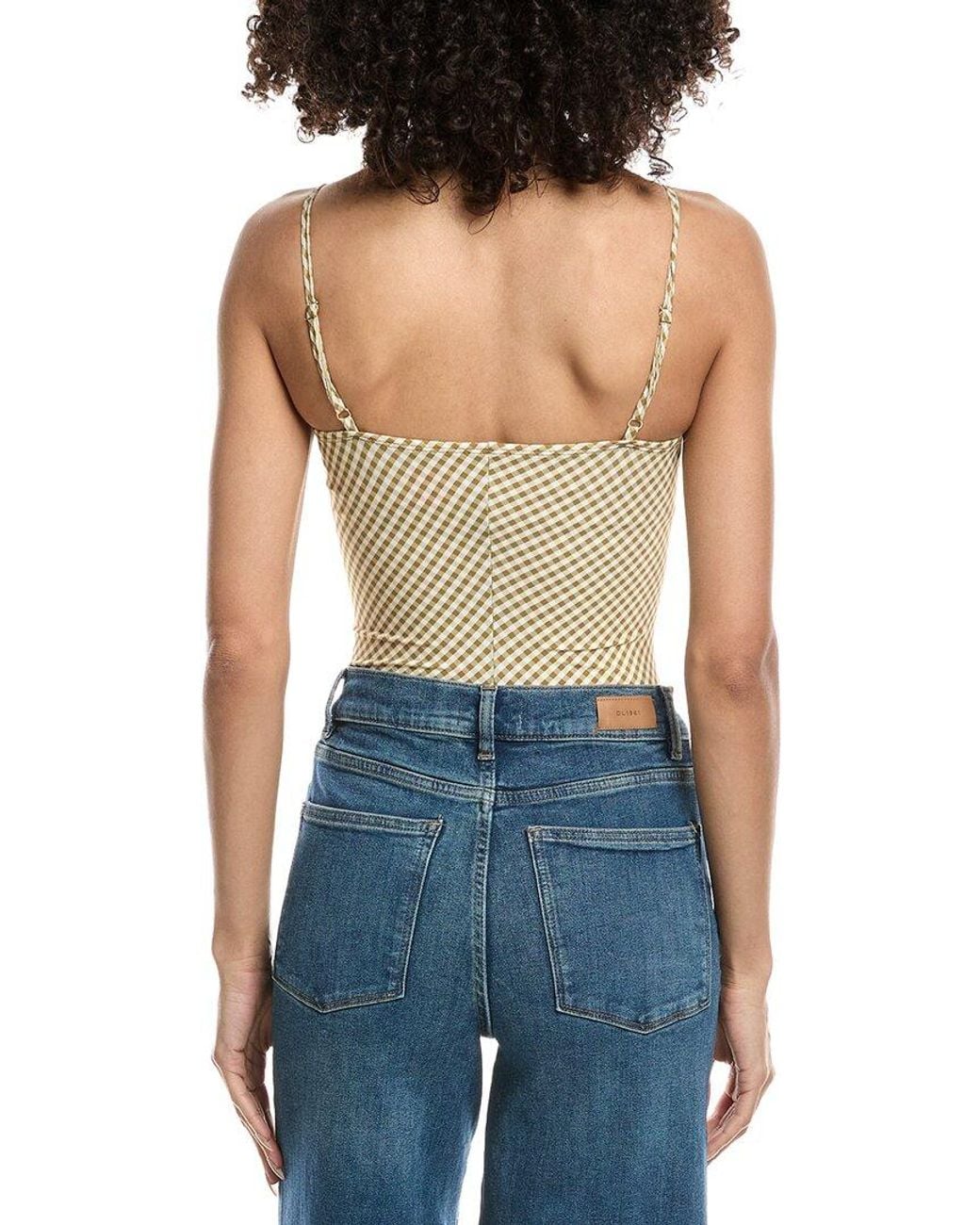 Commando Blue Commando Classic Print Straight Cami Bodysuit