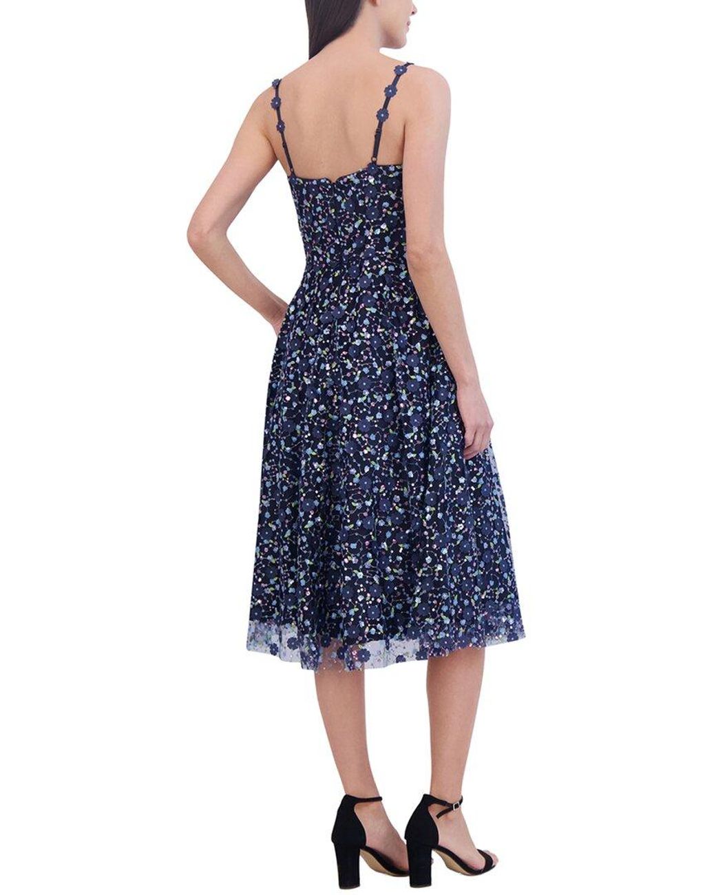 Eliza J Blue Midi Dress