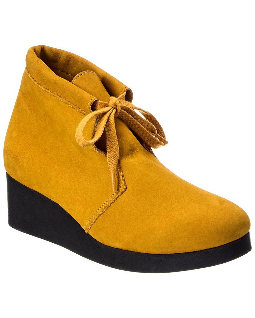 Arche Orange Hablo Leather Bootie