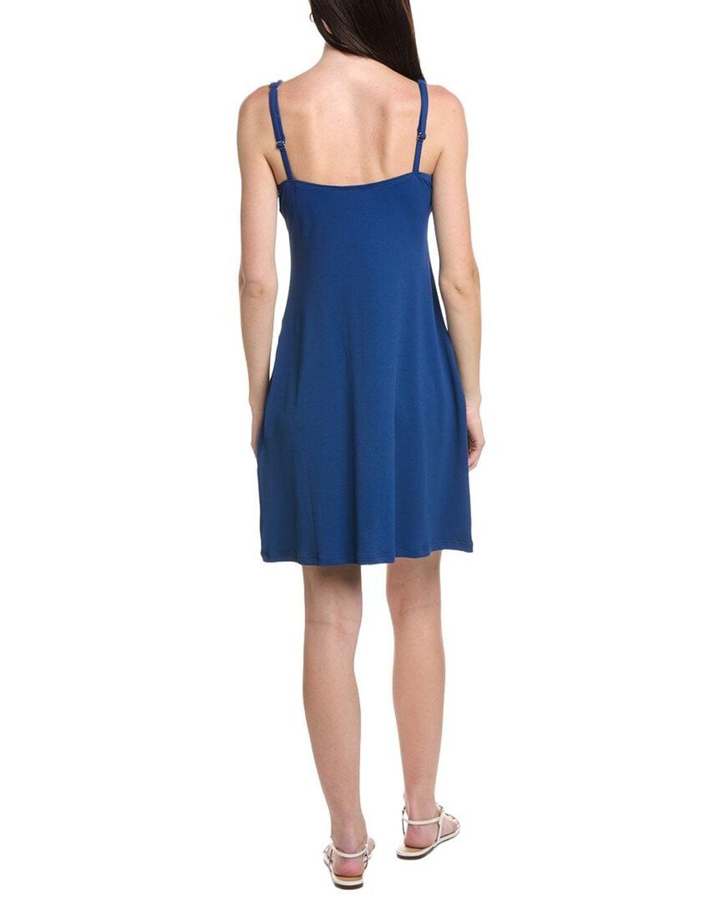 Tommy Bahama Blue Island Cays V-Neck Mini Dress