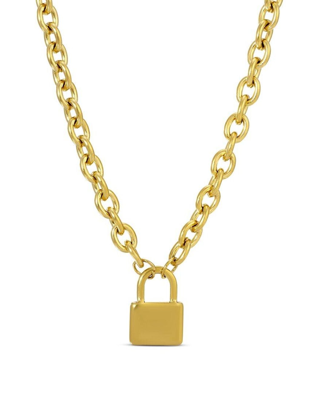 Eye Candy LA Metallic Pendant Necklace
