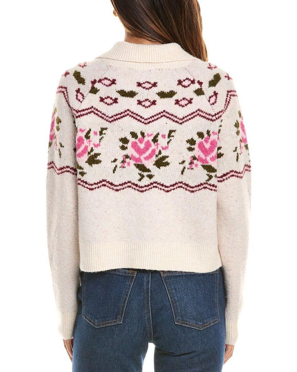 NVLT Red Raglan Sleeve Zip Up Cardigan