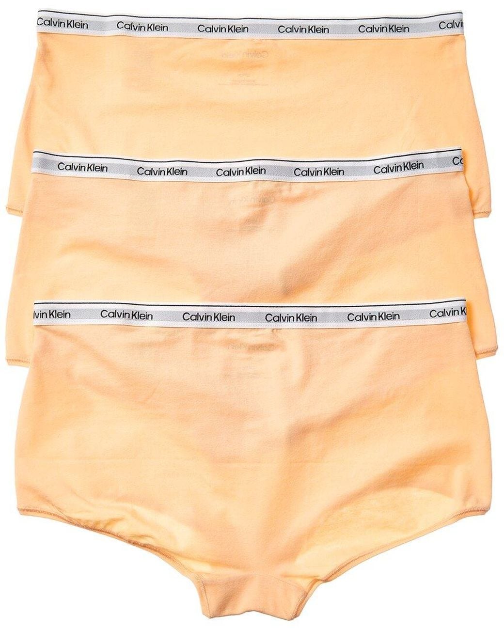 Calvin Klein Natural 3Pk Icon Logo Boyshort