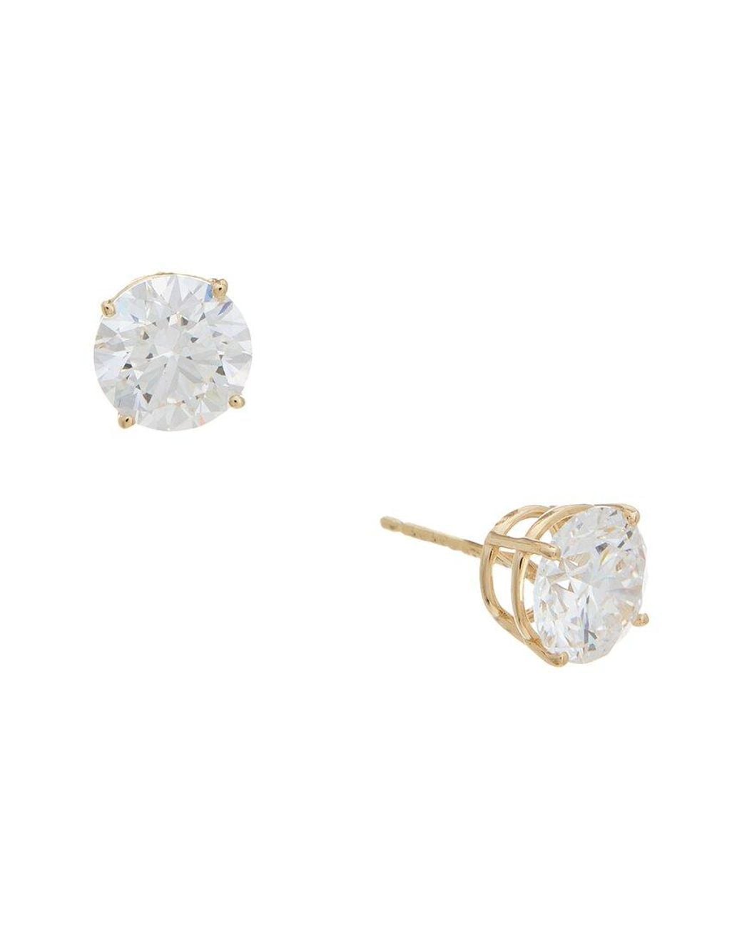 Lab Grown Diamonds Metallic 14K 3.00 Ct. Tw. Lab-Grown Diamond Studs