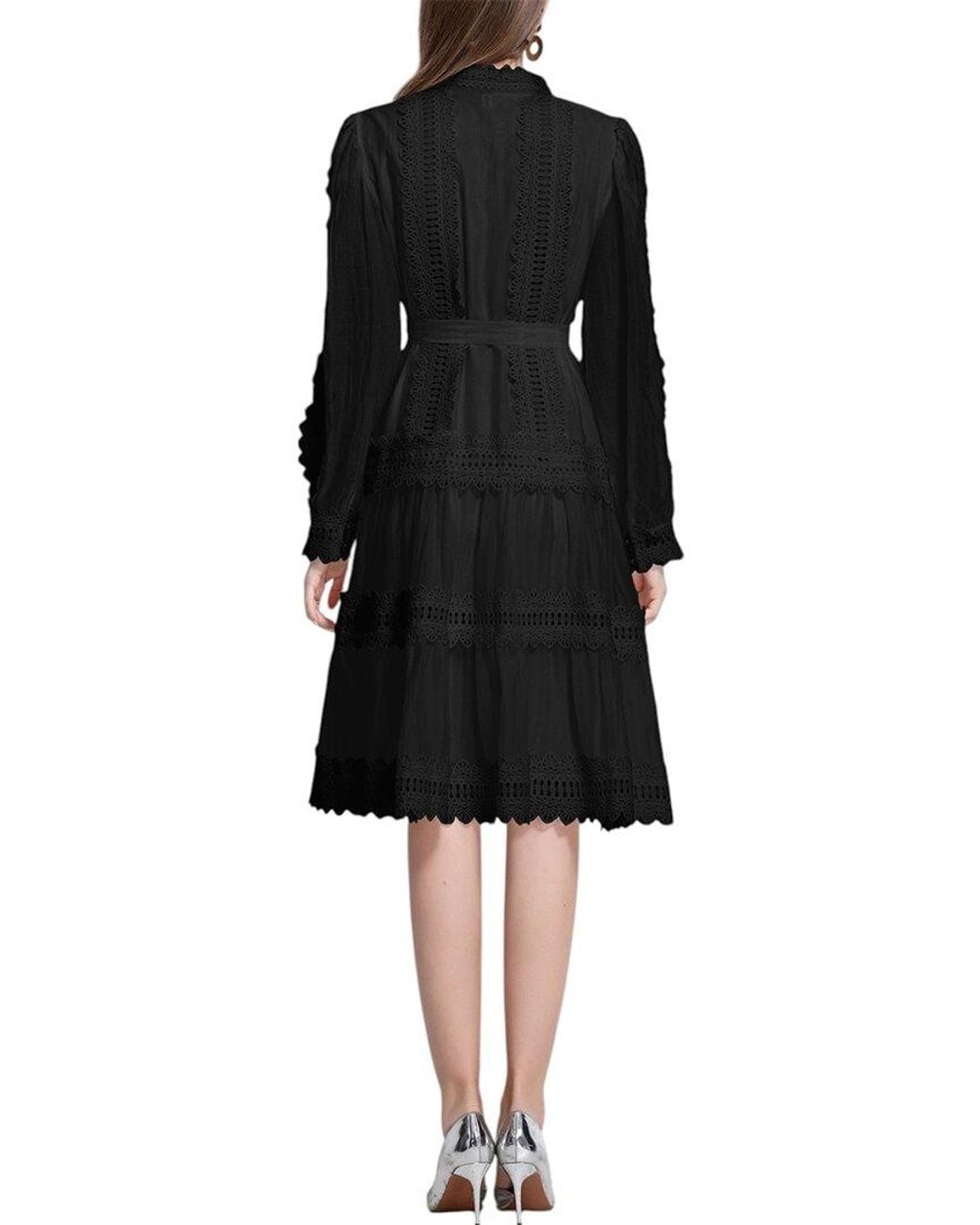 Kaimilan Black Mini Dress