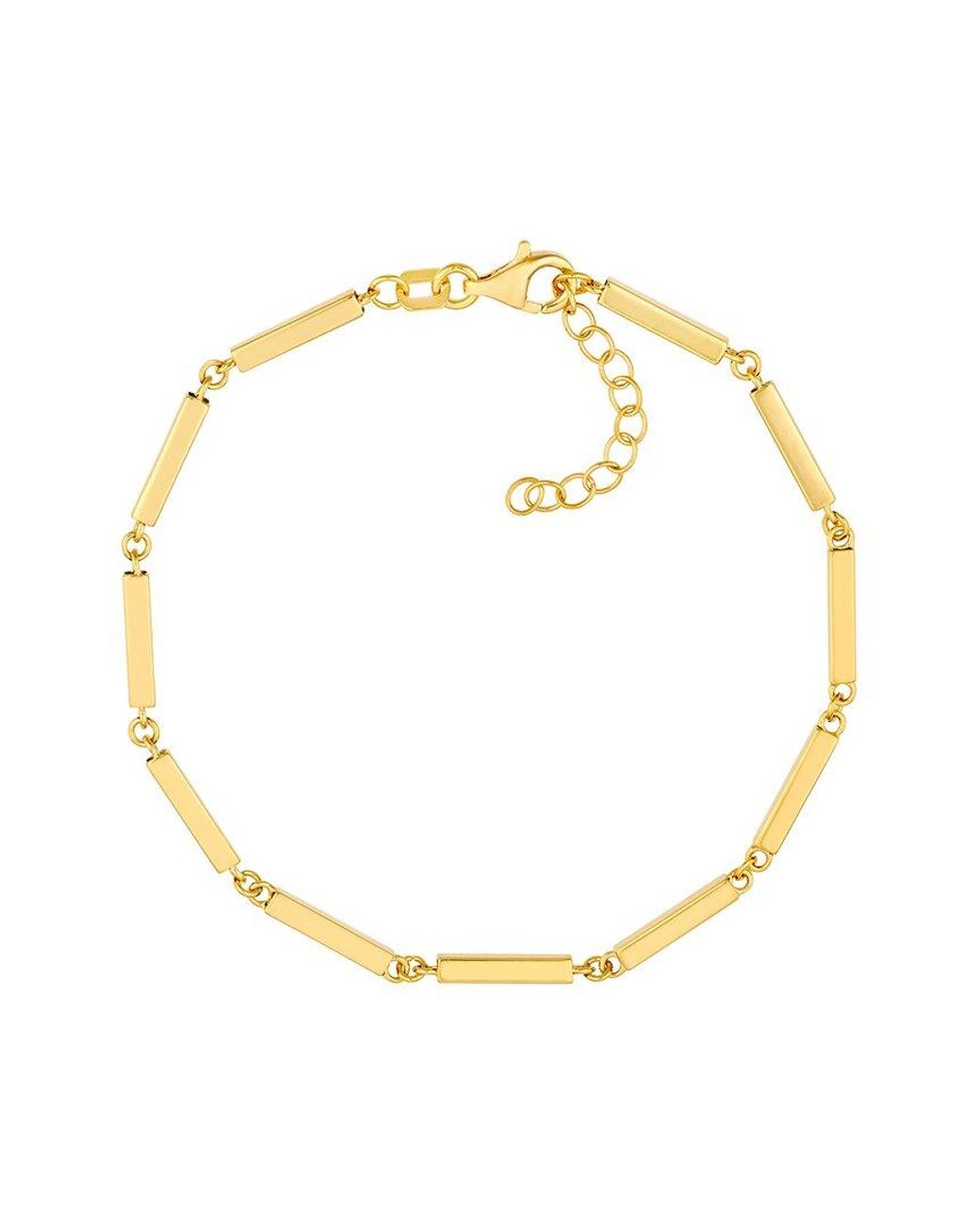 HAWLEY ST Metallic 14K Station Bracelet
