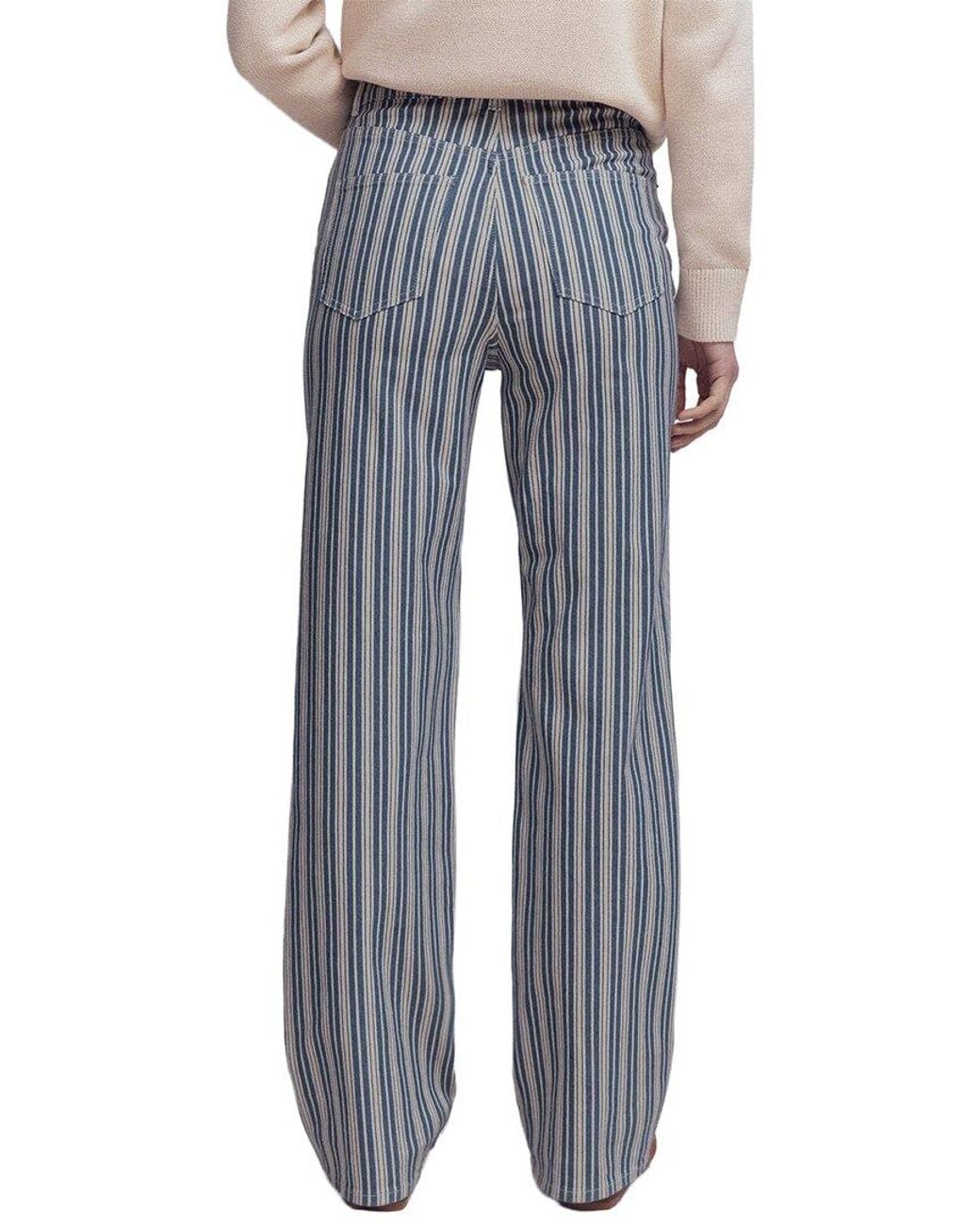 Boden Blue High Rise Column Leg Jean