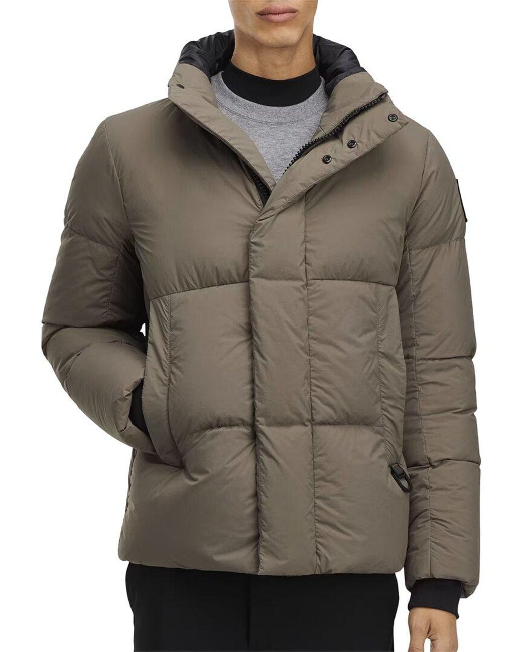 Canada Goose Gray Puffer Jacket for men