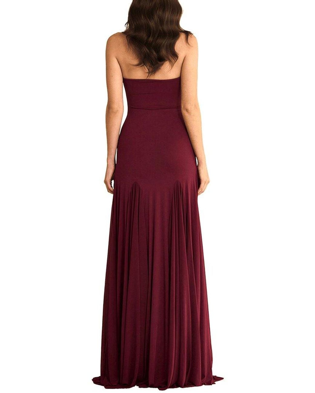 Dilireba Red Maxi Dress
