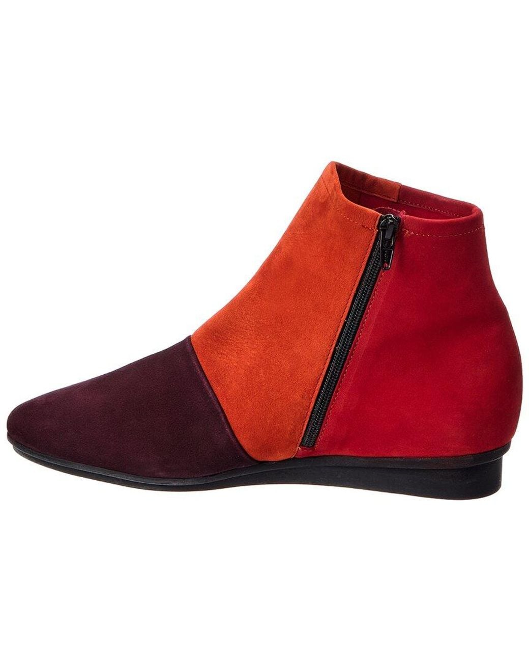 Arche Red Ninaty Leather Bootie