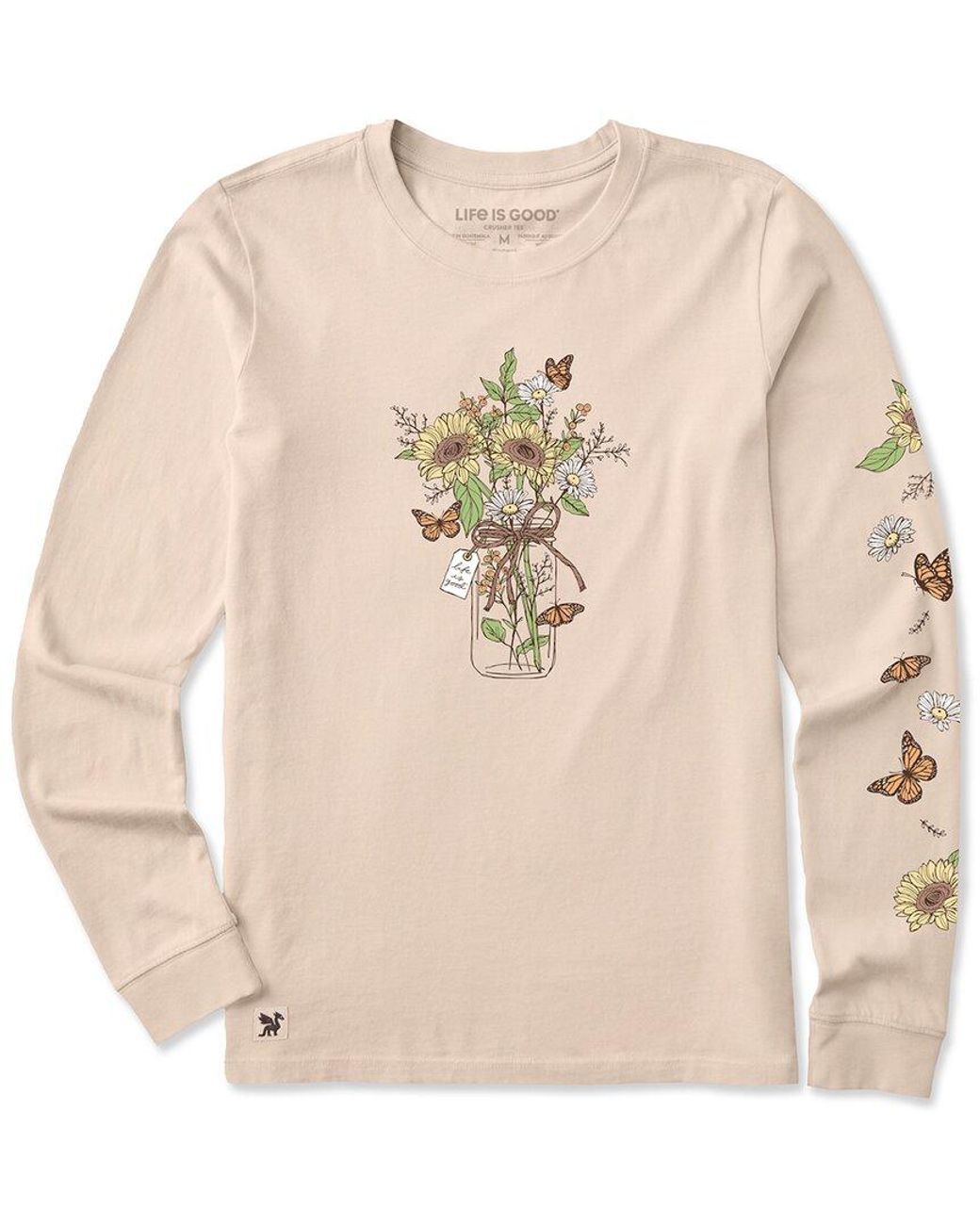 Life Is Good. Natural Crusher T-Shirt