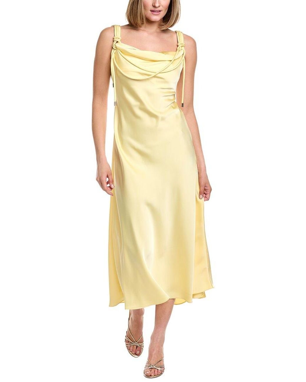 strapless open back dress Soleil Dress | Sustainable Butter Yellow Occasion Dress