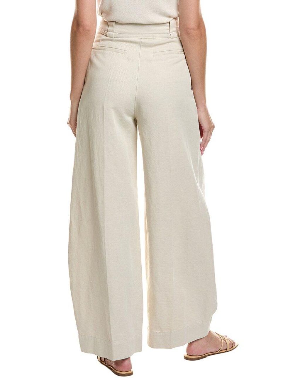 Boss Natural Boss Tamoura Linen-Blend Pant