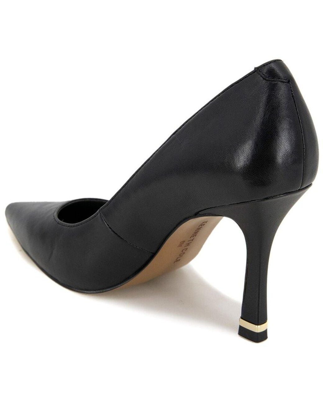 Kenneth Cole Black Romi Pump Leather Pump