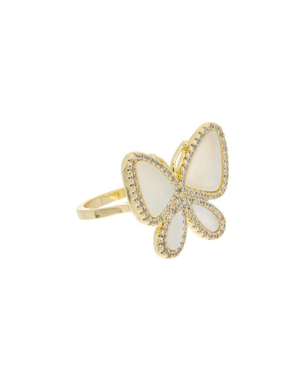 Juvell White 18K Plated Cz Ring