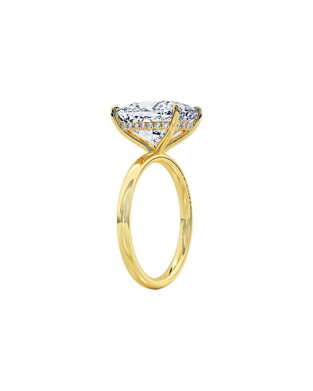 Lab Grown Diamonds White 14K.00 Ct. Tw. Lab-Grown Diamond Ring