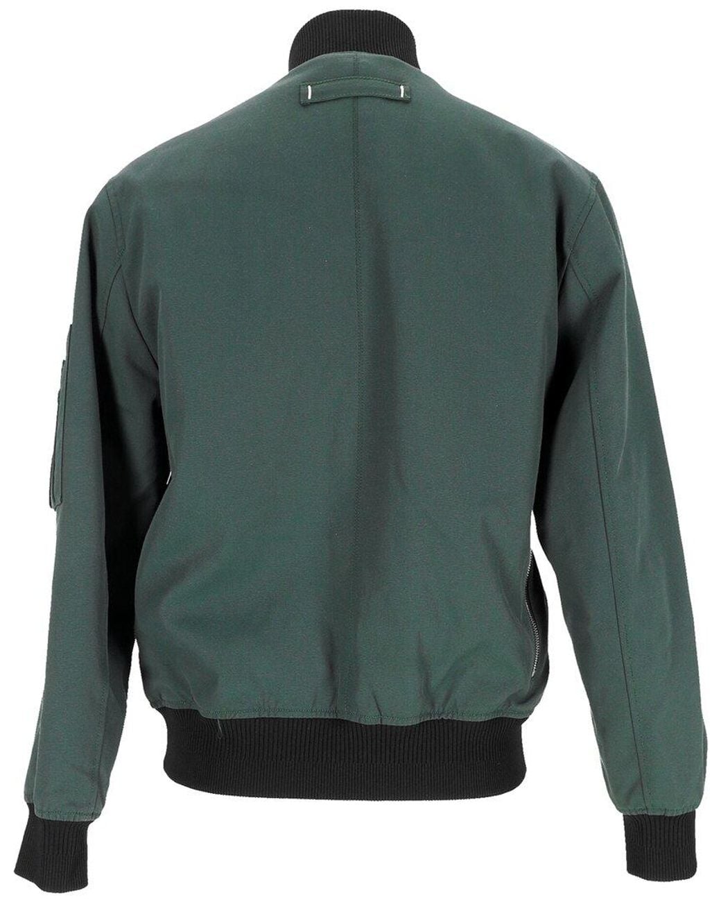 Proenza Schouler Green Patched Bomber Jacket, Size Us (Authentic Pre-Loved)