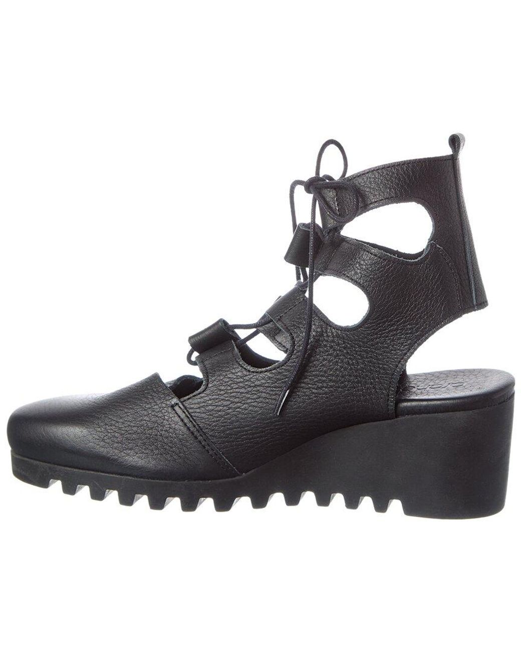 Arche Black Larily Leather Sandal
