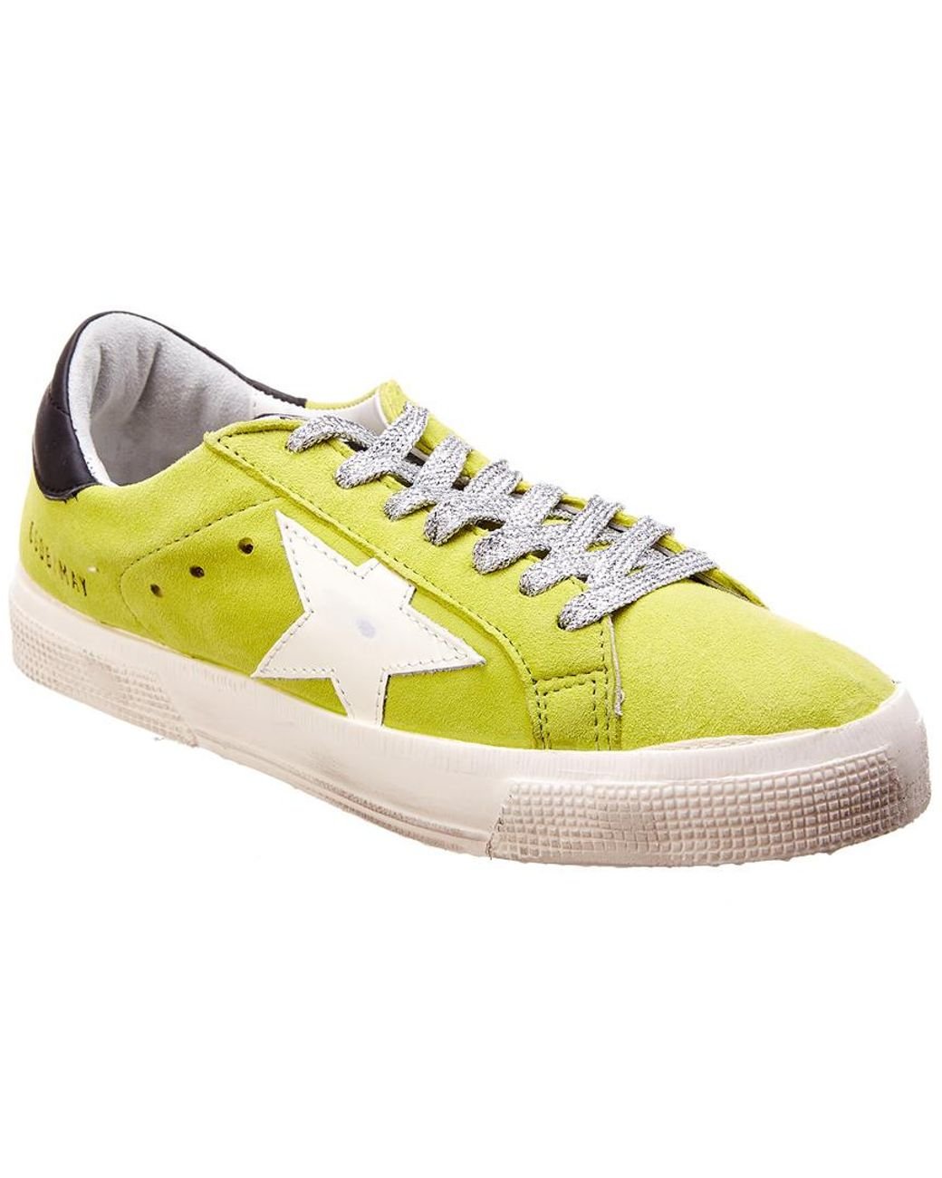 golden goose neon yellow