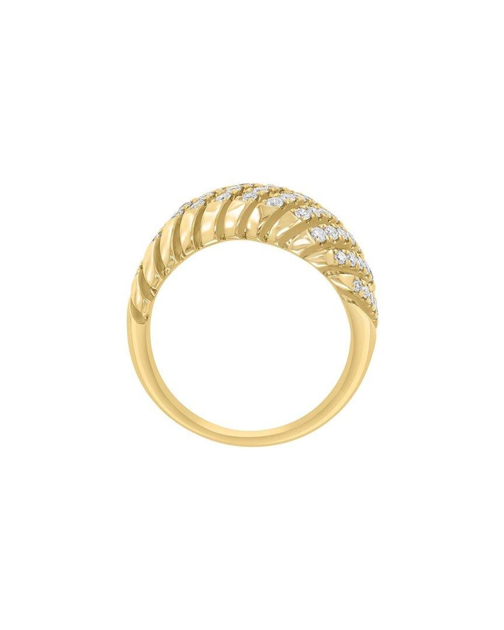 Effy Fine Jewelry Metallic 14K 0.63 Ct. Tw. Diamond Ring