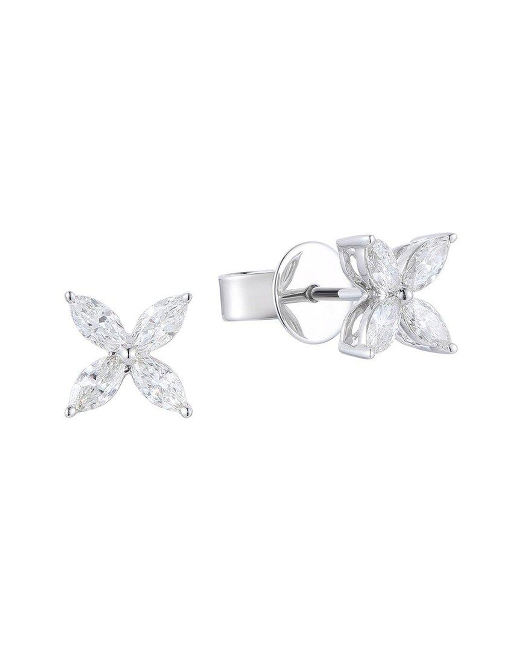 Gregg Ruth White 14K 0.41 Ct. Tw. Diamond Earring