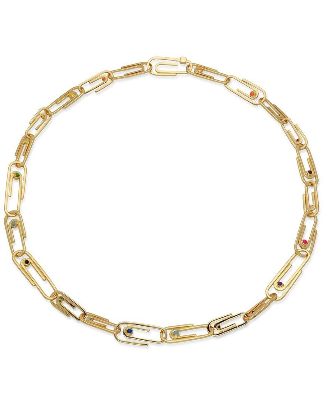 Eye Candy LA Metallic Chain Necklace