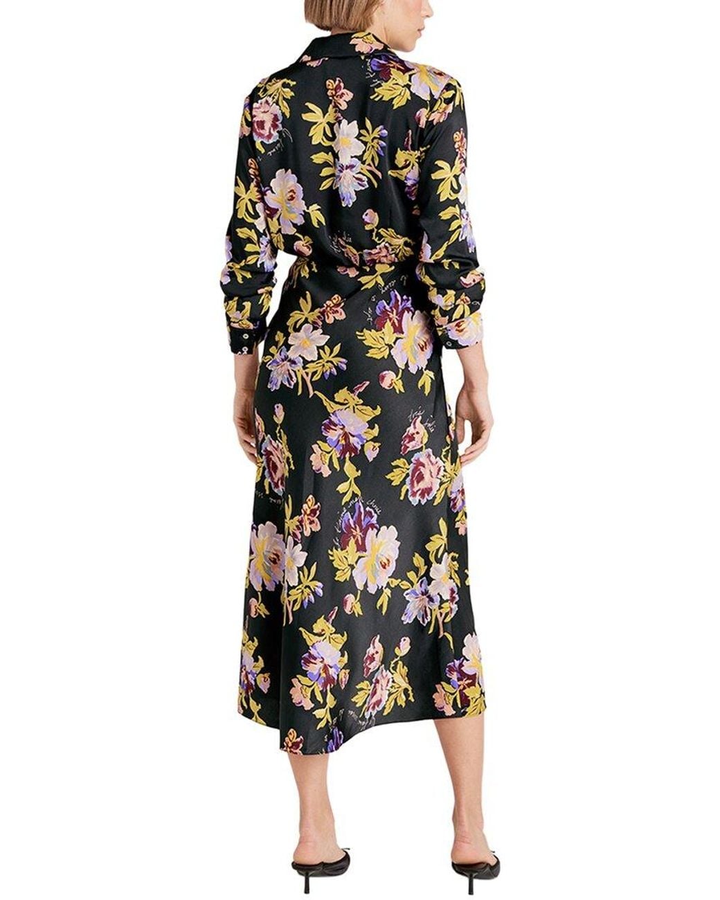 Cinq À Sept Black Brigitte Floral Jacey Dress
