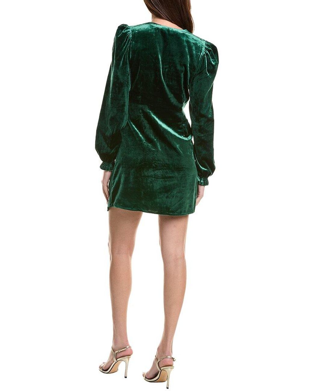 Marie Oliver Green Eliza Mini Dress