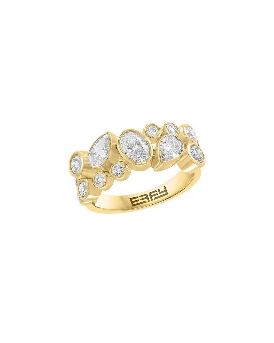 Effy Fine Jewelry White 14K 1.71 Ct. Tw. Lab-Grown Diamond Ring