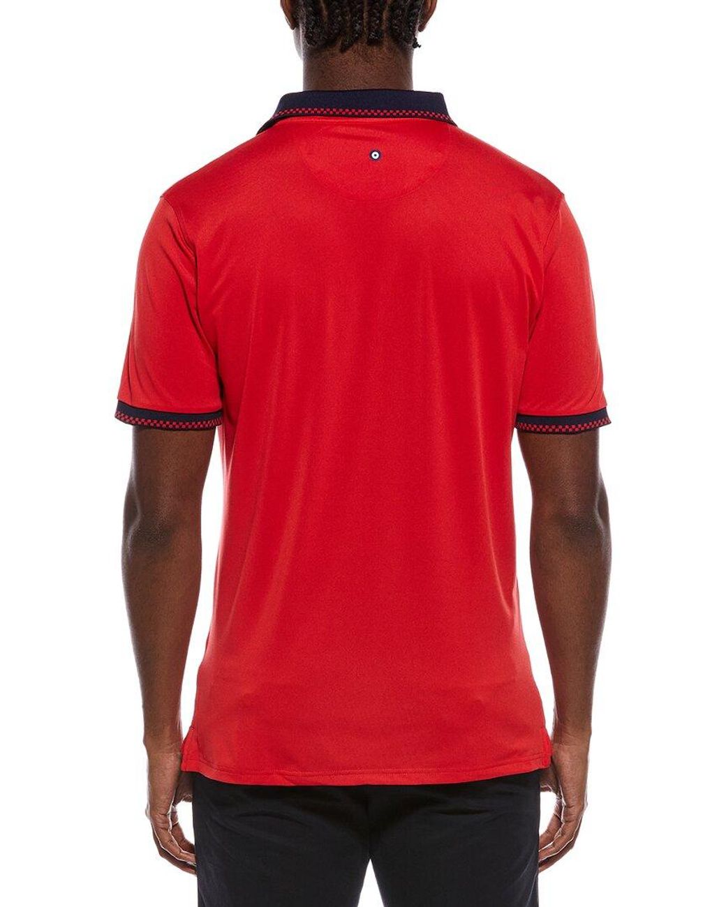 Ben Sherman Red Air Pique Sports Fit Polo Shirt for men