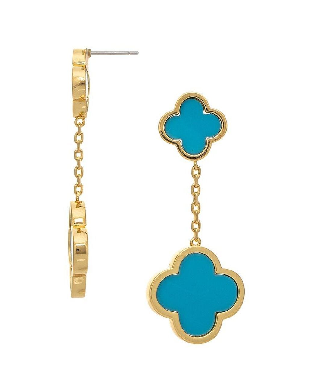 Rivka Friedman Blue 18K Drop Earrings