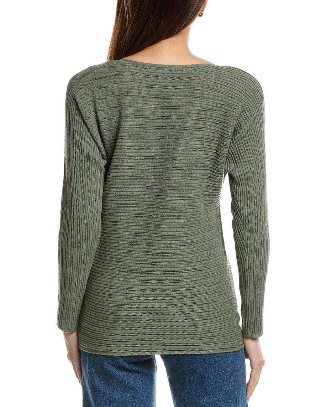 Tommy Bahama Green Jewel Bay Sequin V-Neck Sweater