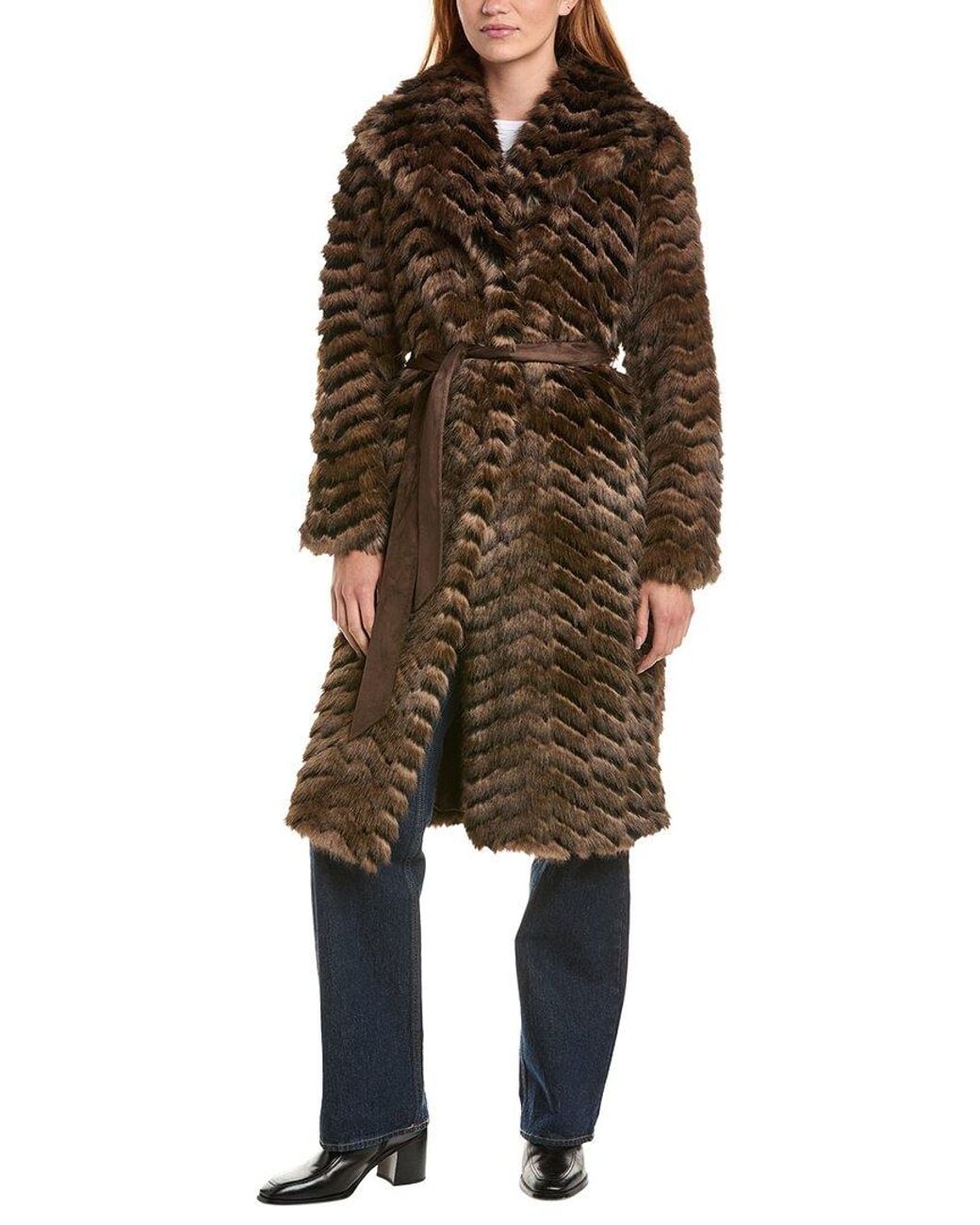 Via Spiga Natural Belted Coat