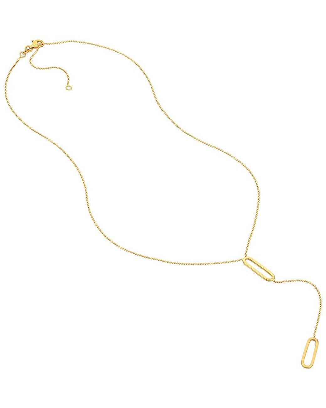 HAWLEY ST White 14K Geometric Necklace
